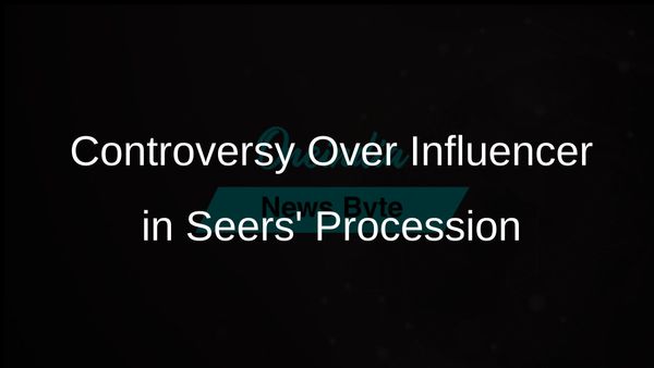 Controversy Arises Over Influencer Harsha Richhariya's Participation in Traditional Seers' Procession