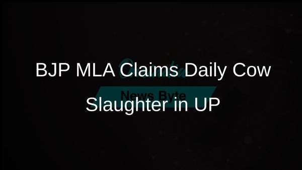BJP MLA Nand Kishore Gujar Claims 50,000 Cows Slaughtered Daily in Uttar Pradesh Amid Government Silence