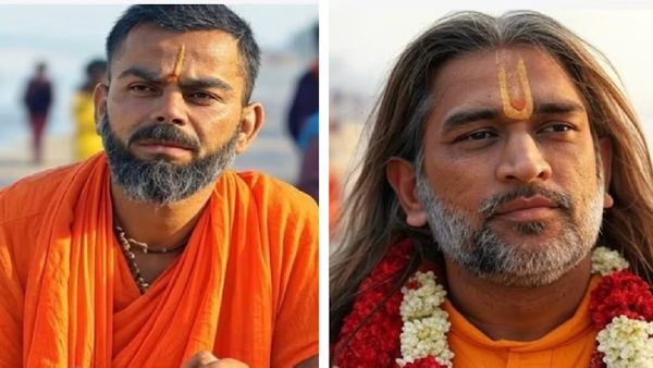 When Cricket Meets Kumbh: AI Reimagines Indian Cricketers As Sadhus In Maha Kumbh 2025! In PICS