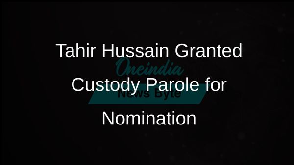 Delhi High Court Grants Custody Parole to Tahir Hussain for Filing Nomination Papers Amid Serious Allegations