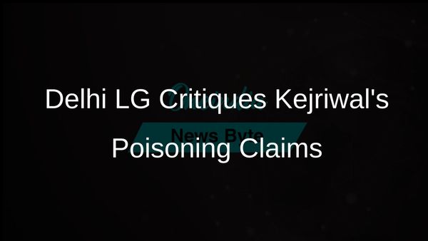 Delhi LG VK Saxena Criticises Kejriwal's Highly Objectionable Claims on Yamuna Poisoning