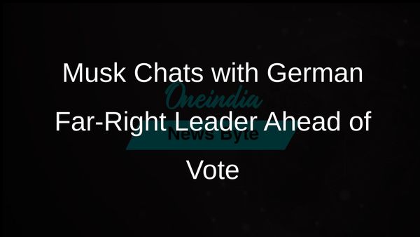Elon Musk Live-Streams Conversation with German Far-Right Leader Alice Weidel Before National Election