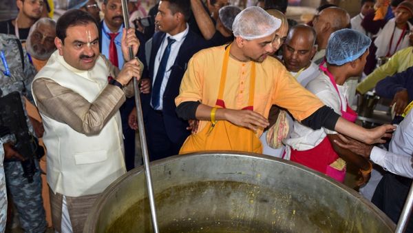 Gautam Adani Visits ISKCON Camp at Maha Kumbh Mela And Offers 'Seva'