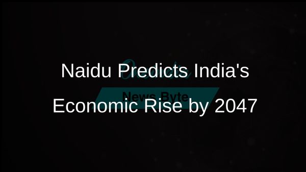 Andhra CM N Chandrababu Naidu Predicts India Will Be Top Economy by 2047 Under PM Modi's Leadership