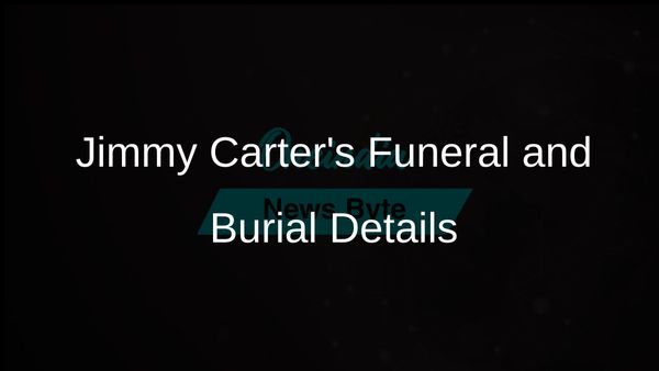Jimmy Carter's Funeral at Washington Cathedral Followed by Burial in His Georgia Hometown