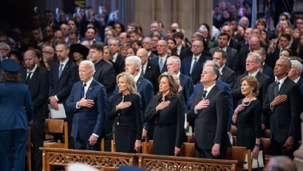 Kamala Harris Crops Out Trump From Jimmy Carter’s Funeral Photo – Coincidence Or Snub?