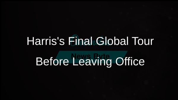 Kamala Harris Concludes Vice Presidency with Global Tour to Asia, Mideast, and Europe