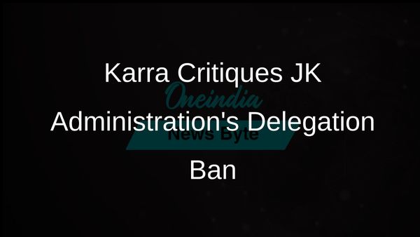 Tariq Hameed Karra Criticises Jammu and Kashmir Administration's Ban on Congress Delegation to Katra