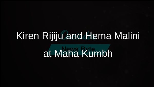 Kiren Rijiju and Hema Malini Participate in Maha Kumbh 2023 Celebrations at Prayagraj