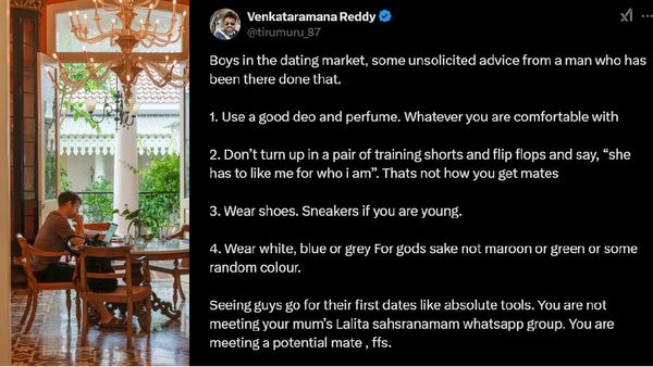 Dating 101: X User’s Viral Tips For Men Ahead Of Valentine’s Week – Use Deo, Avoid Flip-Flops & These Colours