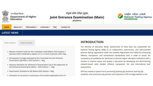 JEE Mains 2025 Admit Card Released For January Exams: Step-By-Step Guide To Download Yours