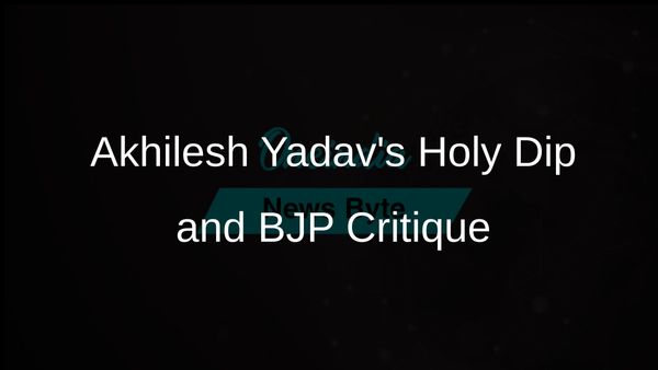 Akhilesh Yadav Advocates Harmony at Maha Kumbh While Criticising BJP's Management