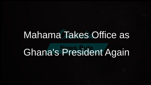 John Mahama Sworn in as Ghana's President for Third Time Amid Economic Challenges