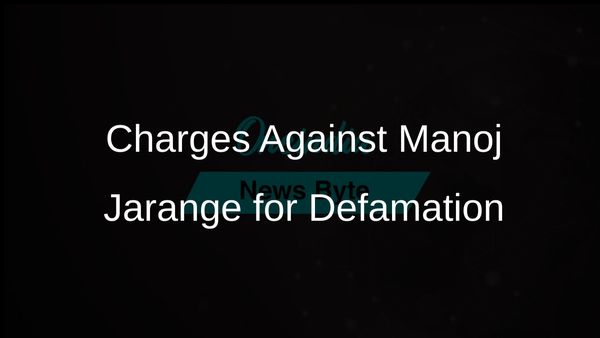 Manoj Jarange Faces Charges for Defamatory Comments Against Dhananjay Munde in Maharashtra