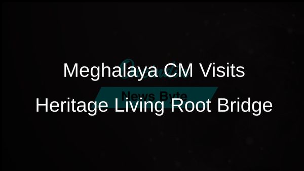Meghalaya Chief Minister Conrad Sangma Leads Cabinet to Explore Heritage Living Root Bridge in Siejlieh Village