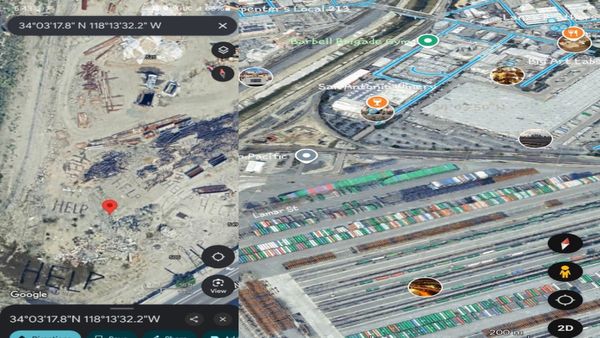 US: Mystery ‘Help’ Signs On Google Maps Near LA Shipping Yard Spark Concern