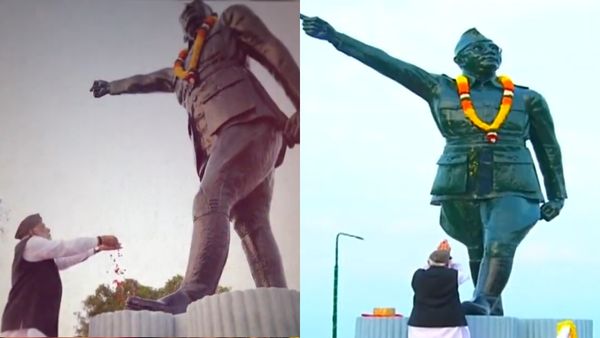PM Modi Pays Tribute To Netaji Subhas Chandra Bose