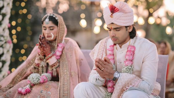 Two-Time Olympic Medallist Neeraj Chopra Gets Married In Intimate Ceremony, Photos Viral On Social Media