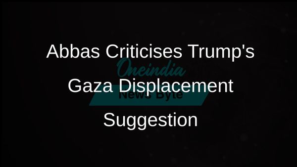 Palestinian President Mahmoud Abbas Condemns Trump's Suggestion to Displace Palestinians from Gaza Strip