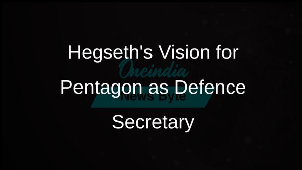 Pete Hegseth Commits to Establishing 'Warrior Culture' at Pentagon if Confirmed as Defence Secretary