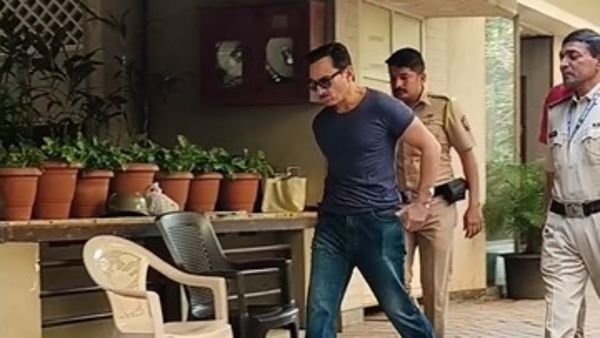 Saif Ali Khan Steps Out Of Home Amid Tight Security Days After Shocking Knife Attack | WATCH