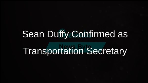 Sean Duffy Confirmed by US Senate as New Transportation Secretary with Focus on Infrastructure and Safety