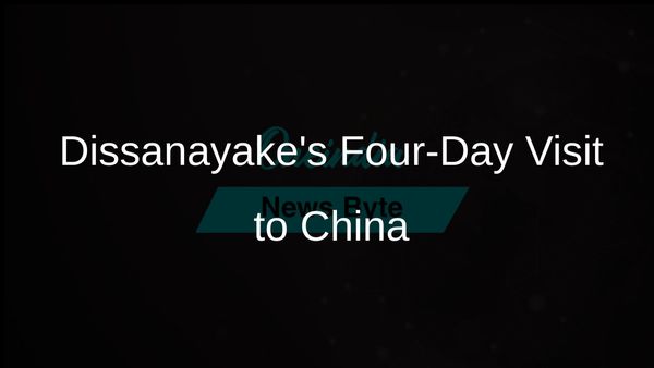 Sri Lankan President Anura Kumara Dissanayake Begins Four-Day Visit to China for Bilateral Talks