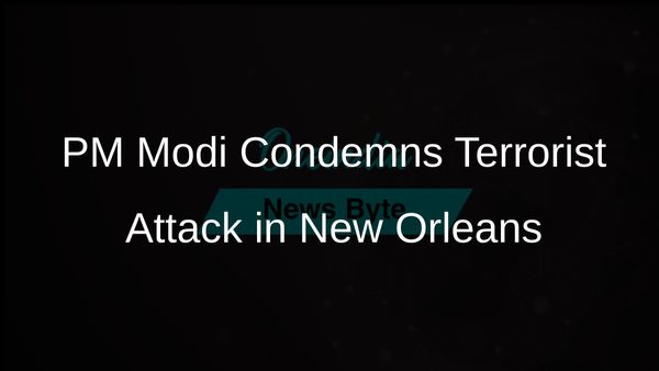 PM Modi Strongly Condemns Cowardly Terrorist Attack in New Orleans, Offers Condolences