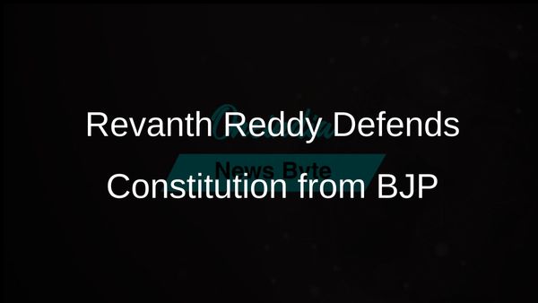 Telangana CM Revanth Reddy Vows to Protect Constitution from BJP's Alleged Changes