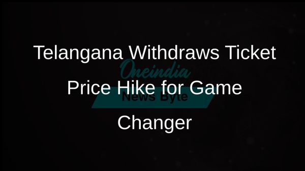 Telangana Government Revokes Ticket Price Increase for Ram Charan's Game Changer Following High Court Ruling