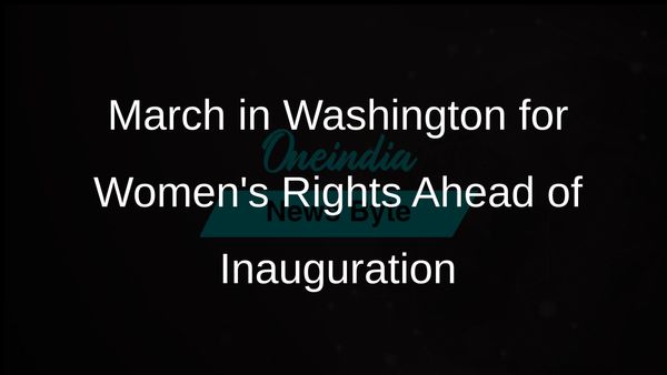 Thousands March in Washington to Advocate for Women's Rights Before Trump's Inauguration