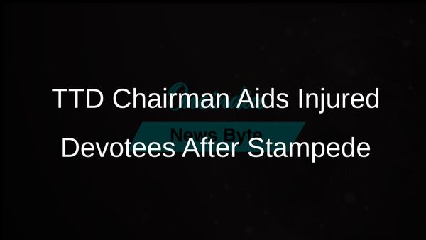 Tirupati Stampede: TTD Chairman BR Naidu Offers Financial Aid to Injured Devotees