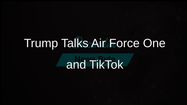 Trump Addresses Air Force One Colour Scheme and TikTok's Future During Q&A Session