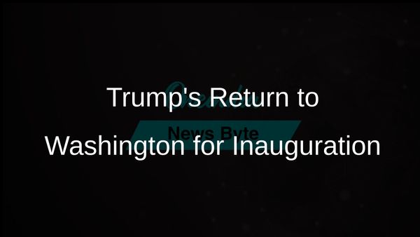 Donald Trump Returns to Washington for Inaugural Celebrations Amid Protests and Cold Weather