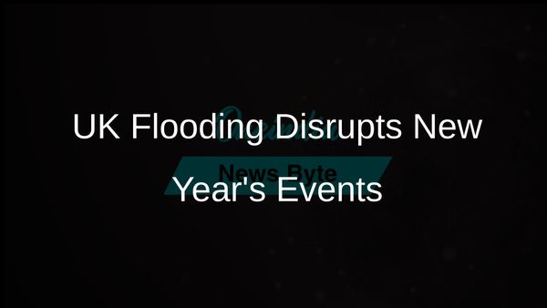 Heavy Rain Causes Flooding Across the UK, Disrupting New Year's Celebrations