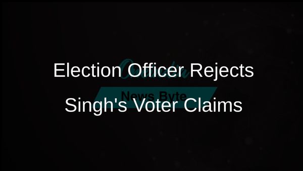 Election Officer Dismisses Sanjay Singh's Allegations on Voter List Deletions as Baseless