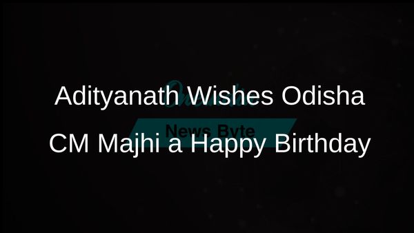 Yogi Adityanath Extends Heartfelt Birthday Wishes to Odisha Chief Minister Mohan Charan Majhi