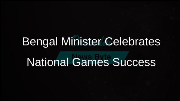 Bengal Sports Minister Aroop Biswas Praises State's Eighth Place Finish at National Games