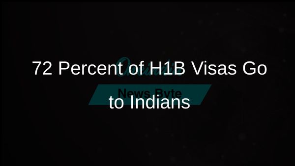 Indian Nationals Comprise Over 72 Percent of H1B Visas Issued from October 2022 to September 2023