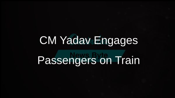Madhya Pradesh Chief Minister Mohan Yadav Surprises Passengers During Train Journey