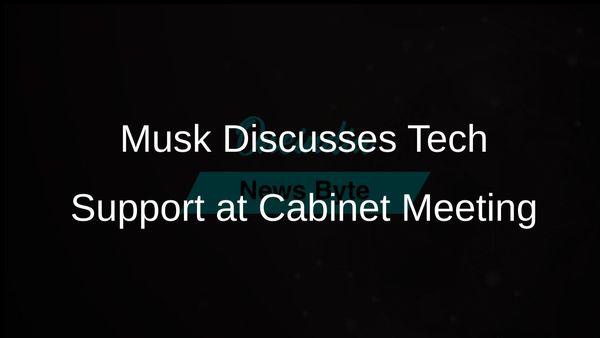 Musk Highlights His Role as Humble Tech Support During Trump's Cabinet Meeting