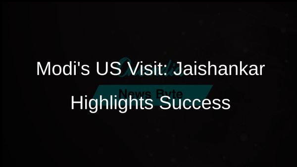 Jaishankar Praises PM Modi's Successful US Visit and Strong Chemistry with President Trump