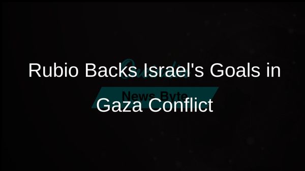 Marco Rubio Supports Israel's War Objectives in Gaza, Advocates for Hamas Eradication