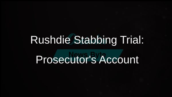 Salman Rushdie Stabbing Trial: Prosecutor Describes Author's Shock During Attack by Hadi Matar
