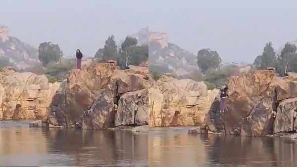 Video of 26-Year-Old Hyderabad Doctor’s Final Moments After Jumping Into Sanapur River During Hampi Trip