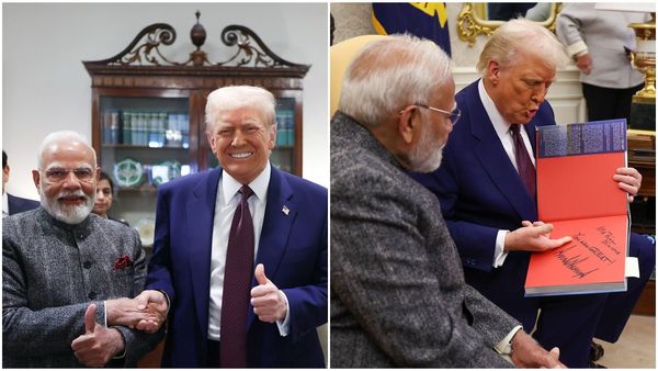 Donald Trump Gifts PM Modi Signed Book As US-India Ties Strengthen