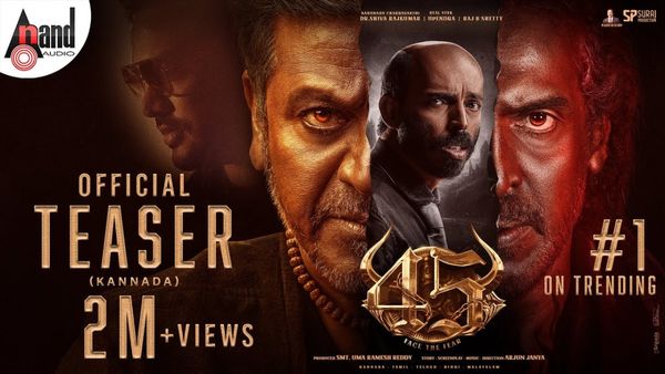 Upendra, Shivaraj Kumar's 45 Teaser Sets Social Media On Fire