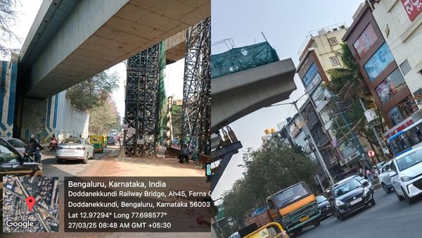 Bengaluru Traffic Alert: Slow Traffic on Kalamandira, Marathahalli, Bellandur Amid Metro Work