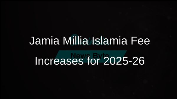 Jamia Millia Islamia Implements Fee Increases of Up to 41% Across Multiple Courses for 2025-26
