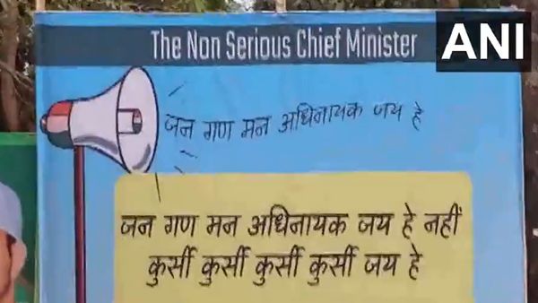 Posters Slamming Nitish Kumar For National Anthem Gaffe Pasted Outside Rabri Devi's House: 'Kursi Kursi...'